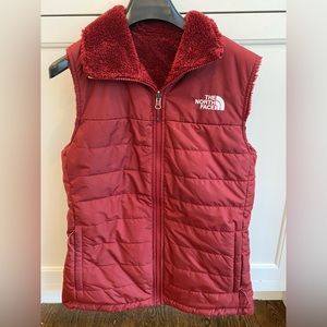 The North Face Reversible Women’s Vest - Burgundy, Size Small